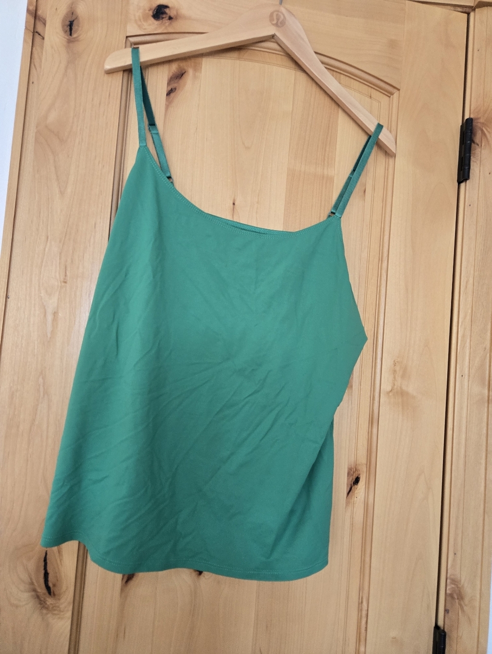 NWT Coldwater CreekWomen's Green Spaghetti Strap Camisole Top XL